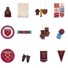 West Ham United Car Accessories Stickers Hang Ups Air Fresheners Official Merch