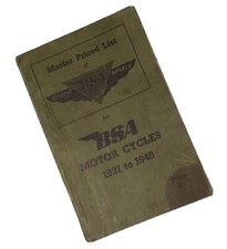 BSA Motorcycles 1927 to 1948