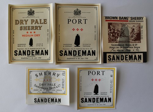Vintage sandeman sherry and - vintage,