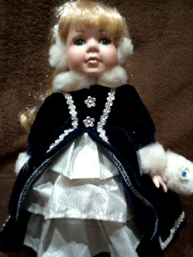 Porcelain doll - porcelain, (95)