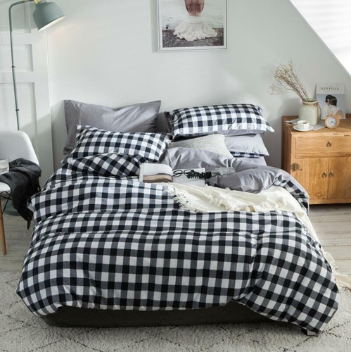 Geometric duvet quilt cover - geometric,