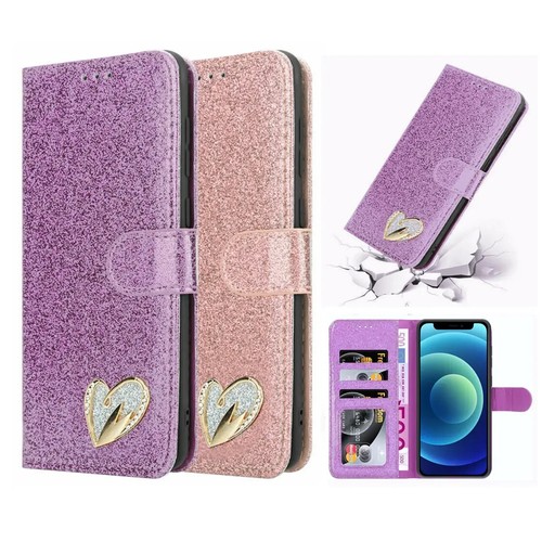 Glitter flip wallet case for - wallet,