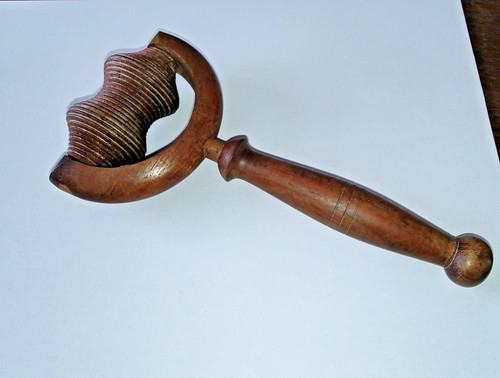 Vintage wooden butter roller - roller, 8