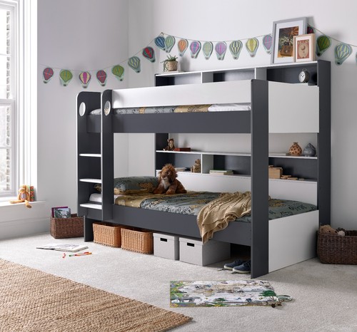Oliver white grey wooden - &,