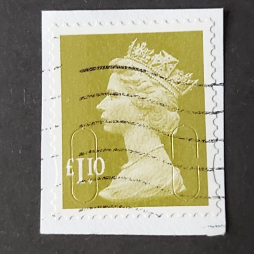 Security machin 10 stamp - machin, £1.10