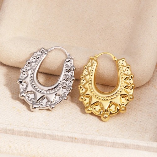 Gypsy style creole earrings - gypsy,