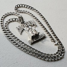 DEATH ROW Silver Color Cuban