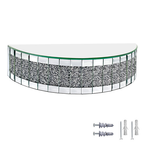 Crystal mirrored wall - wall, floating