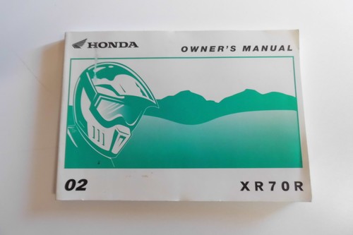 Honda xr70r 70r 2002 - xr70r, xr-70r