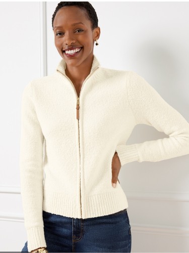 Talbots loop stitch cardigan - talbots,