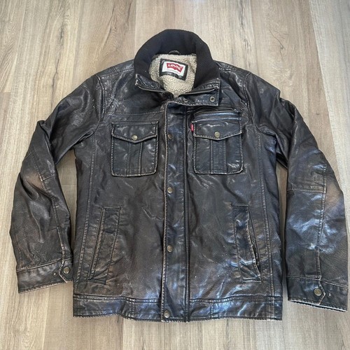 Levi strauss faux leather - strauss,