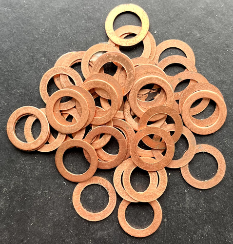M10 copper washers 16mm d - m10, x