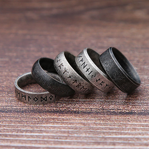 Men viking ring - viking, retro