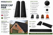 Plastic Roof Ridge Tile Kit