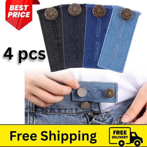 4pcs denim waist extender - 4pcs,