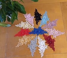 Beautiful Lace Applique,Various colours , for Dance Costume Hair  10 inches