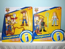 New Disney Toy Story 4 Imaginext Figures Bo Peep & Combat Carl & Forky & Woody 