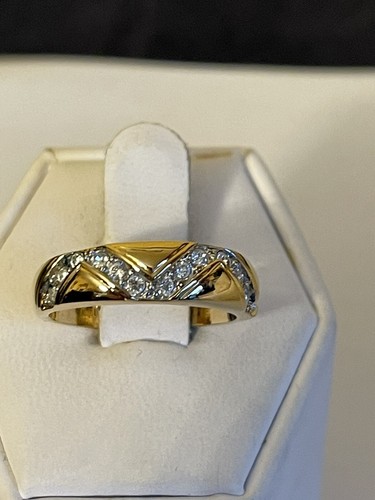 Gold tone cubic zirconia - gold, multi