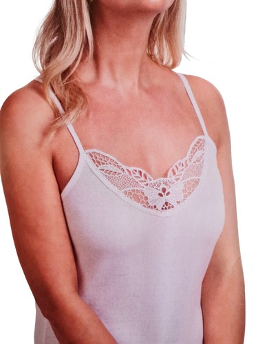 Ladies plain cotton vest top - ladies,