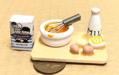 Cake making set flour on - making,