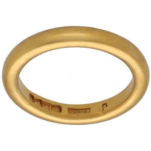 22ct gold ring 52g - 22ct, 5.52g