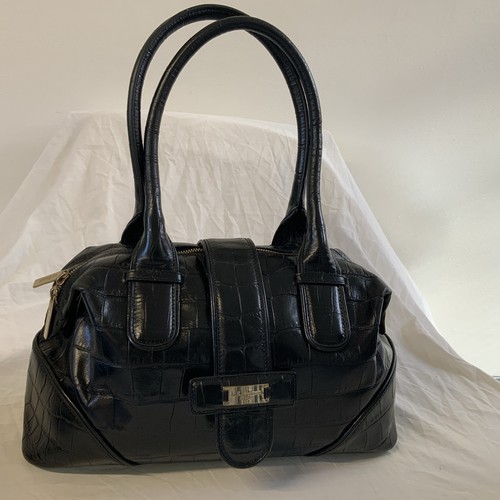 Bennett black croc effect - bennett, croc-effect