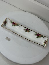 Royal Albert Old Country Roses, Long Rectangular Trinket Dish. VGC