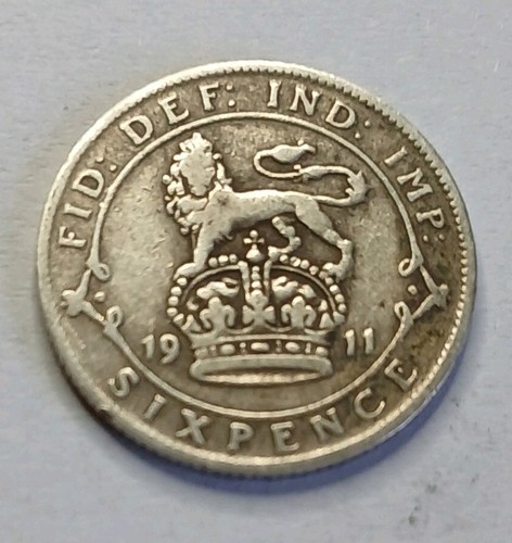 1911 george sixpence - george,