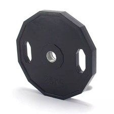 Pro Fitness Olympic Rubber Weight Plates 25kg