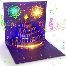 Pop musical birthday - pop, up