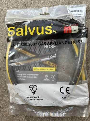 Salvus gas appliance hose - gas,