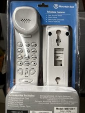 Retro Vintage 1990s Slimline Trim American Gondola Mountain Bell Corded Phone