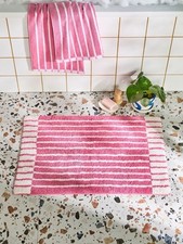 Pink Stripe 100% Cotton Bath