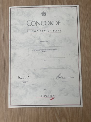 British airways concorde - british, blank