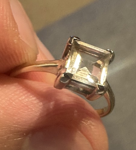 9ct 375 yellow gold - yellow, citrine