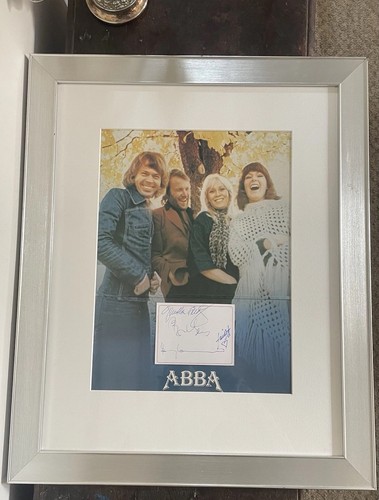 Abba signed genuine - genuine, autographs