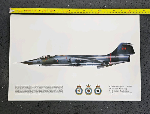 Original squadron print cf104 - print,