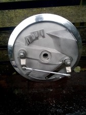 TRIUMPH BSA 8"  TWIN LEADING SHOE TLS FRONT BRAKE  PLATE 37-3462. T120 A50 A65 