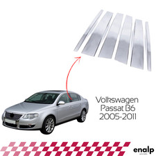 Chrome Door Pillar Trim Set 6