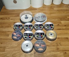 10 Pack Bundle (100  Discs) Mini DVD-R 1.4GB 30 min + DVD+RW & CD-R Discs