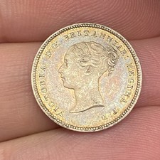 Victoria 1853 Maundy Fourpence
