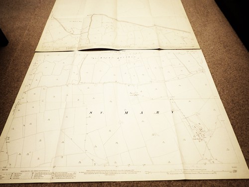 Kent old map plan - map,