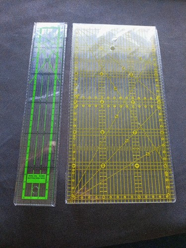 Pair new quilting rulers - pair, of