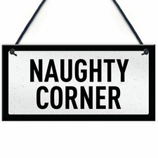 Bar Signs For Outdoor NAUGHTY CORNER Funny Home Bar Sign Pub Man Cave Sign