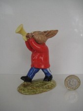 ROYAL DOULTON 1983 TRUMPETER BUNNYKINS FROM THE OOMPAH BAND DB24 trumpet player