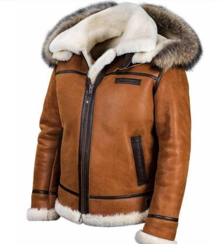New youth suede coat brown - new,
