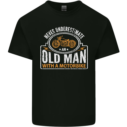 Old man motorcycle motorbike - old,