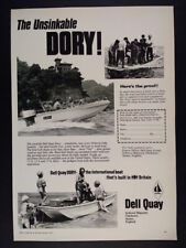1971 Dell Quay Dory Boat vintage print Ad