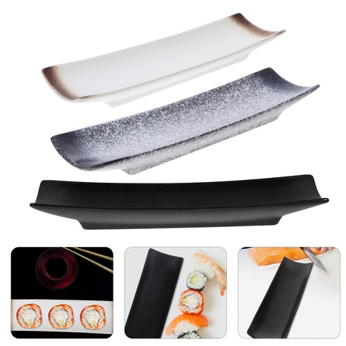 3pcs japanese sushi plate - sushi,