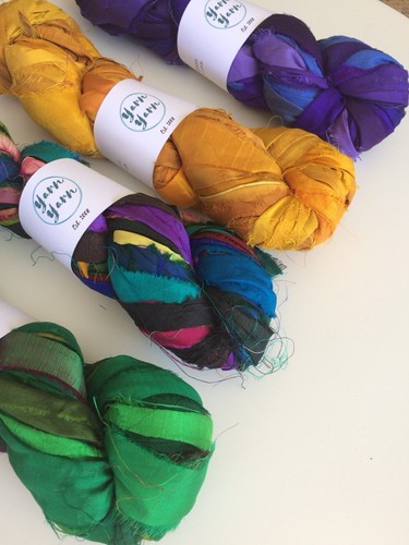 Sari silk ribbon - silk, ribbon,